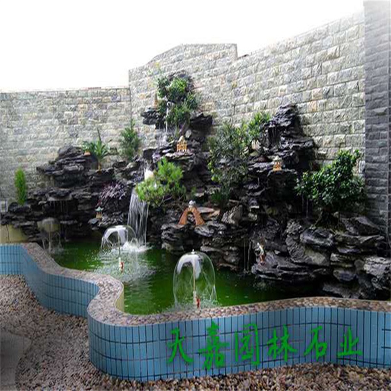 青铜峡小庭院水景设计